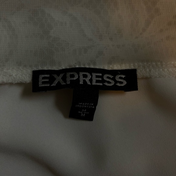 Express|| Off Shoulder Long Sleeve Blouse - Picture 4 of 4